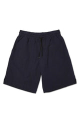 NAVY SEERSUCKER ATHLETIC SHORT
