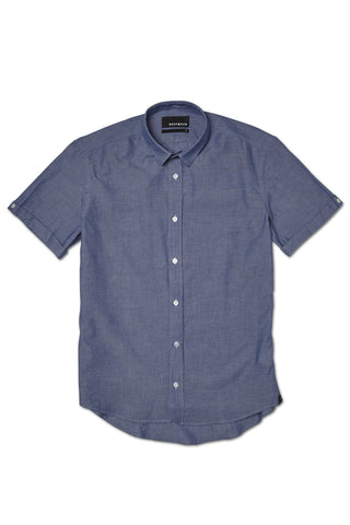 DENIM SHORT SLEEVE SHORTPOINT SHIRT