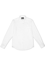 WHITE OXFORD PANEL SHIRT