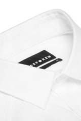 WHITE OXFORD PANEL SHIRT