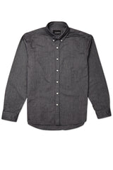 CHARCOAL CLASSIC COLLAR WITH BUTTONS
