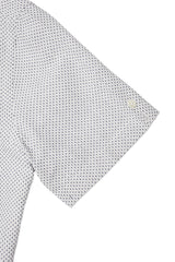 WHITE CROSS SHORT SLEEVE SHORTPOINT SHIRT