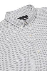 WHITE CROSS SHORT SLEEVE SHORTPOINT SHIRT