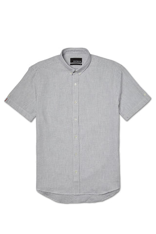 WHITE CROSS SHORT SLEEVE SHORTPOINT SHIRT