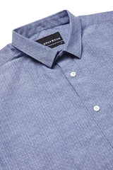 BLUE DOT SHORT SLEEVE SHORTPOINT SHIRT