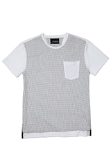 WHITE FRONT BACK TEE