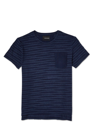 NAVY SHORT SLEEVE POCKET TEE