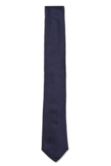 NAVY SKINNY SILK TIE