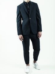 NAVY SEERSUCKER SB2 BLAZER | TROUSER